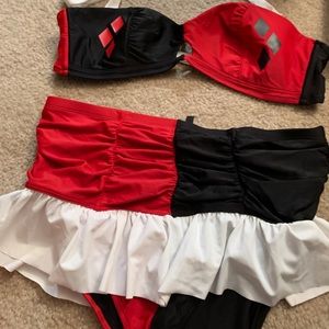 Harley Quinn Plus Size Bathing Suit